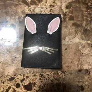 Unique Bunny Kate spade passport holder NEW